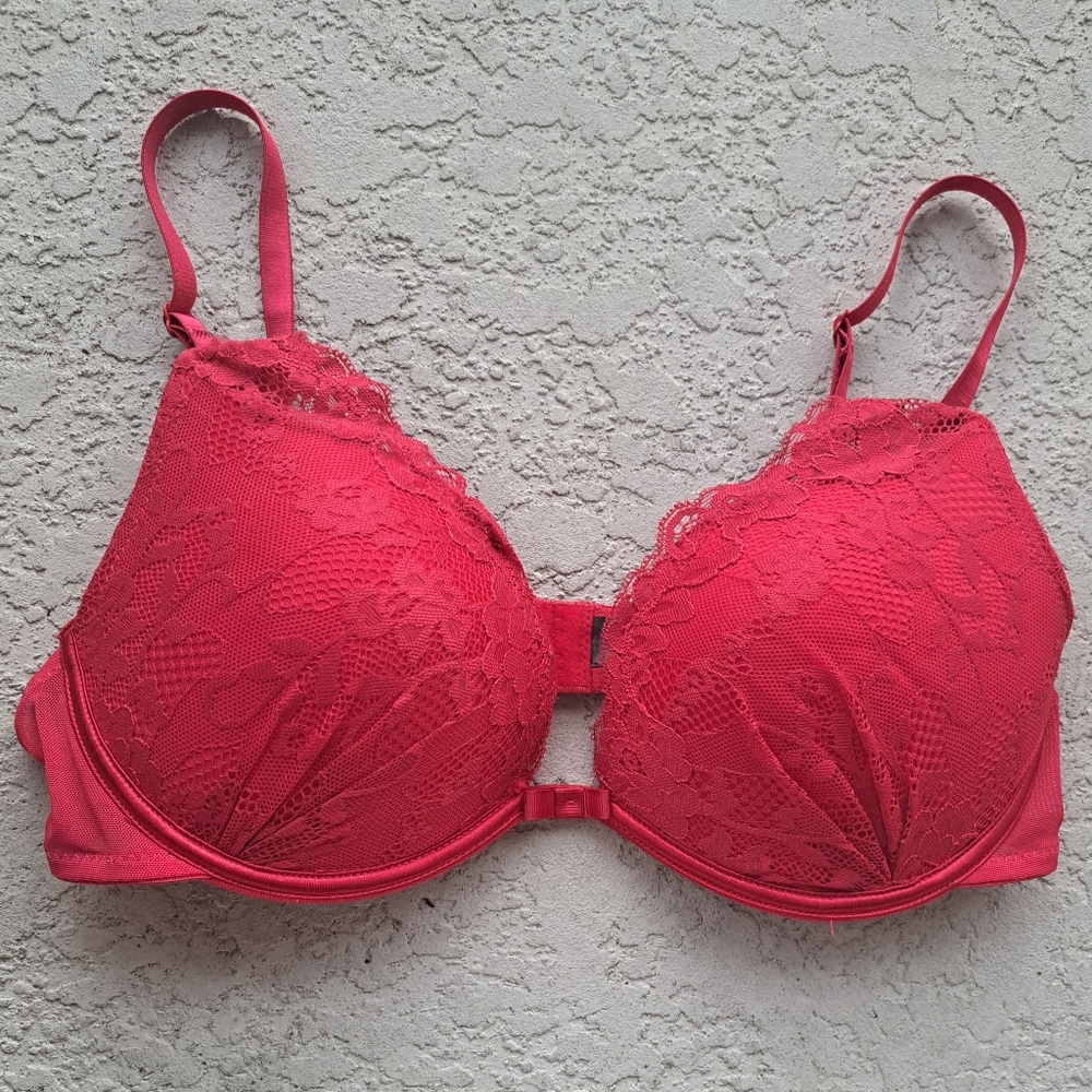 Marilyn Monroe Lace Bra - Vibrant Pink